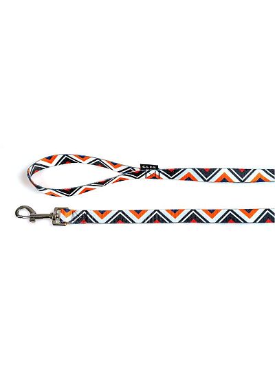 Glee Οδηγός Ιμάντα Ρυθμιζόμενο Red Black Zig Zag (20mm/120cm)