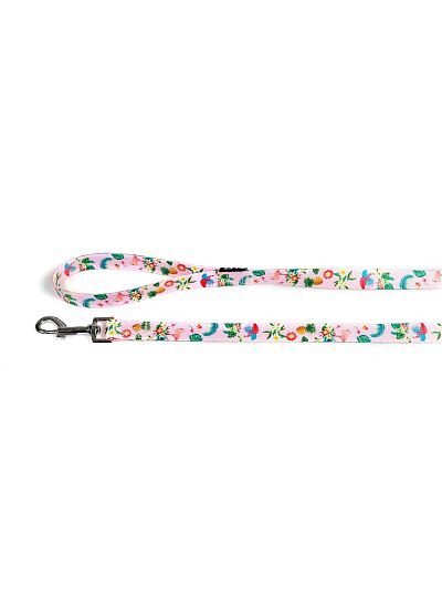 Glee Οδηγός Περιπάτου Ιμάντα Short Leash Flowers (20mm/120cm)