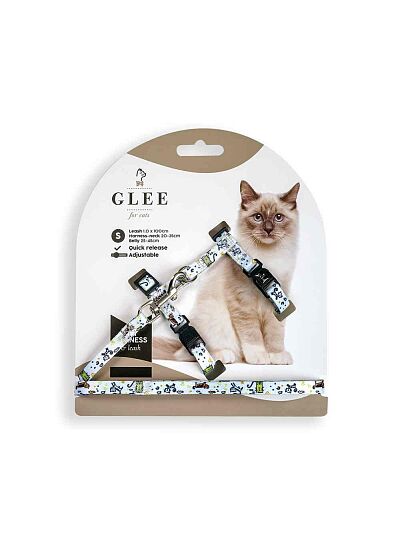 Glee Επιστήθιο H   Harness & Οδηγός για Γάτες Funny Cat/Small