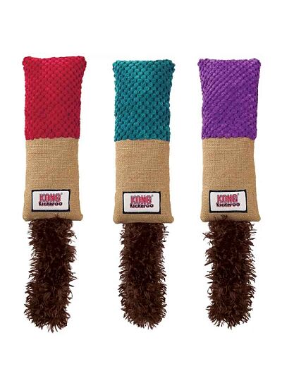 Kong Cat Kickeroo με Catnip Pattern Cuddler