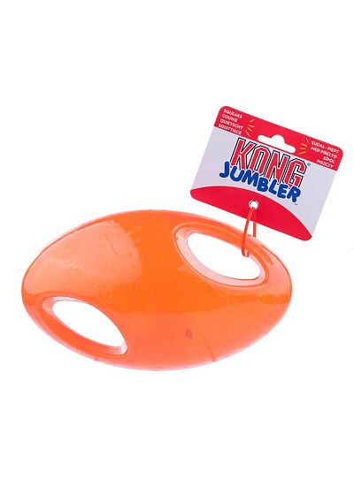 Kong Jumbler Football 2 σε 1 Διπλό Διαδραστικό Παιχνίδι για Σκύλους