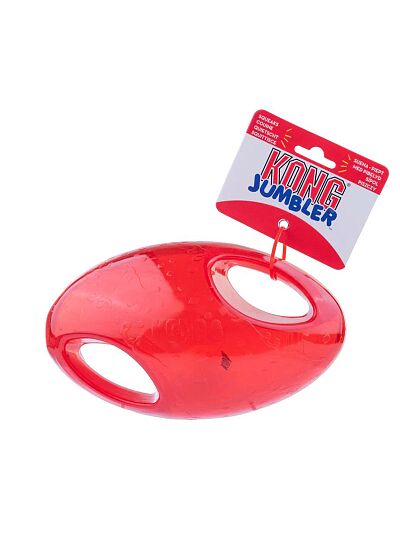 Kong Jumbler Football 2 σε 1 Διπλό Διαδραστικό Παιχνίδι για Σκύλους