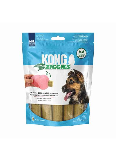 Kong Ziggies Enhanc Puppy Λιχουδιές Dental Για Σκύλους 227gr