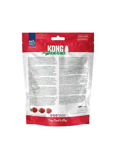 Kong Ziggies Enhanced Λιχουδιές Dental Για Σκύλους 227gr