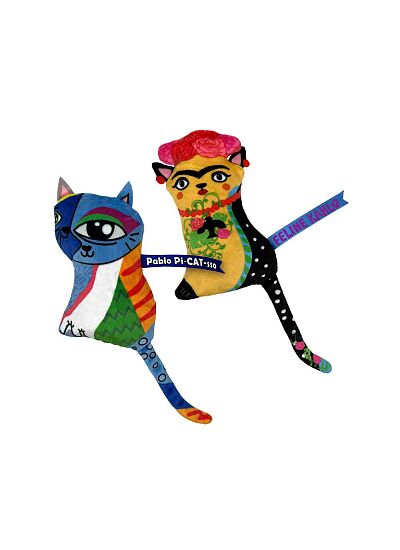 Kong Cat Παιχνίδι γάτας Artz Kahlo/Picasso