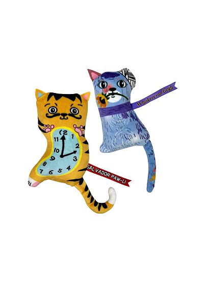 Kong Cat Παιχνίδι Γάτας Artz Dali/Van Gogh