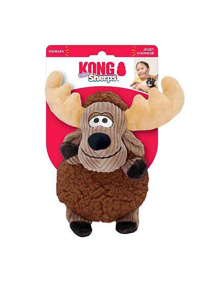 Kong Sherps Floofs Moose Παιχνίδι Ανάκτησης με Ήχο για Σκύλους/ Medium