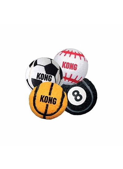 Kong Παιχνίδι Μάσησης & Ανάκτησης Χωρίς Ήχο για Σκύλους Sport Balls