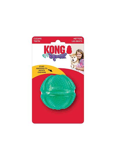 Kong Οδοντικό Παιχνίδι Μάσησης & Ανάκτησης για Σκύλους Squeezz Dental Ball/M