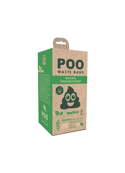 M Pets Βιοδιασπώμενες Σακούλες Υγιεινής από Άμυλο με Άρωμα Μέντας (60 τμχ.)