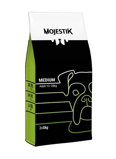 Mojestik Low Grain Adult Medium με Κοτόπουλο και Ψάρι 15Kg