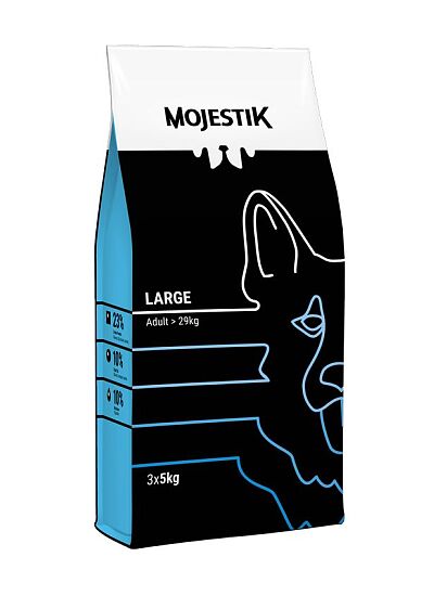 Mojestik Low Grain Adult Large με Κοτόπουλο και Ψάρι 15Kg