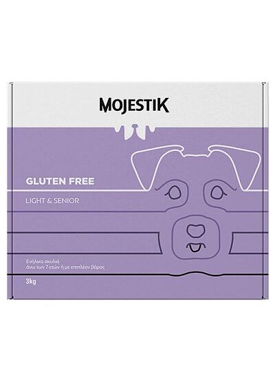 Mojestik Gluten Free Light & Senior με Βοδινό 3Kg