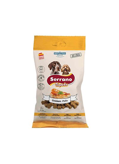 Mediterranean Serrano Snacks Chicken Λιχουδιά για Σκύλους 100gr