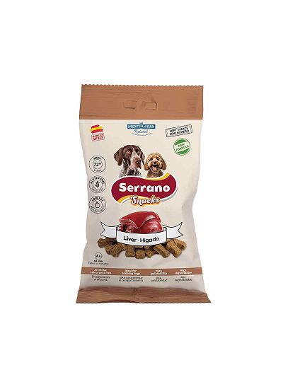Mediterranean Serrano Snacks Liver Λιχουδιά για Σκύλους 100gr