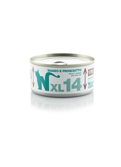 Natural Code XL 14 Βοδινό & Ζαμπόν 170gr