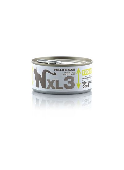 Natural Code XL 3 Κοτόπουλο & Αλόη 170gr