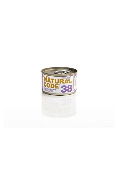 Natural Code 38 Κονσέρβα με Τόνο, Βοδινό & Ελιές 85gr