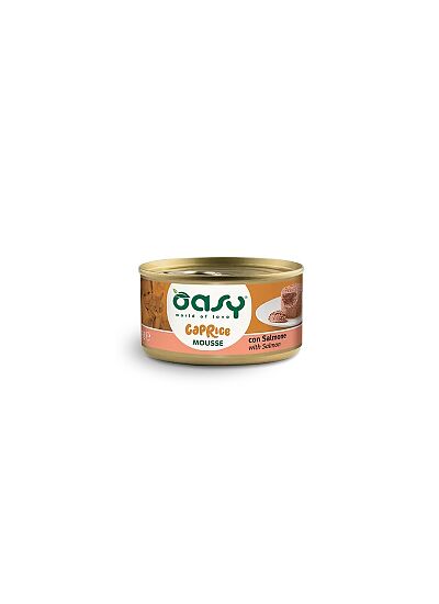 Oasy Grain Free Cat Adult Mousse Σολομός 85gr
