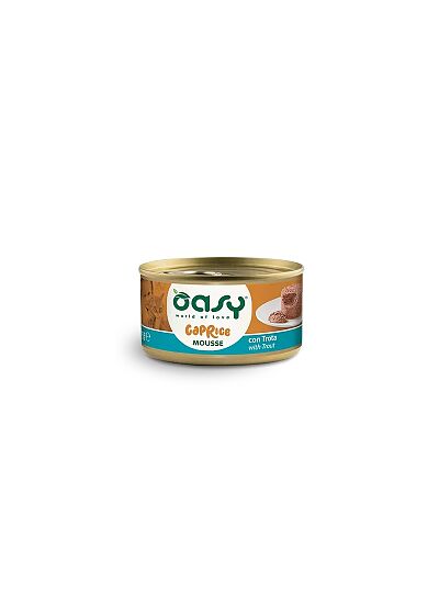 Oasy Grain Free Cat Adult Mousse Πέστροφα 85gr