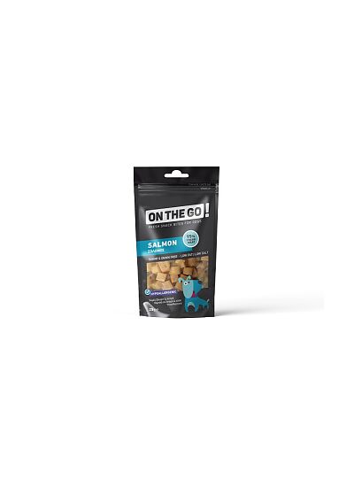 On The Go Bites Λιχουδιά Με Γεύση Σολομός Για Σκύλους 25gr