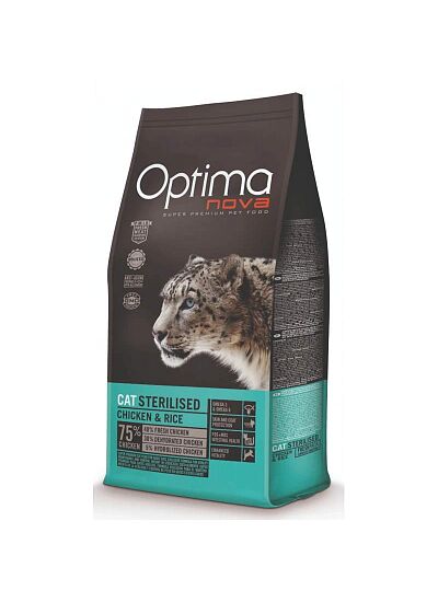 Optima Nova Low Grain Cat Adult Sterilised Chicken & Rice 6Kg
