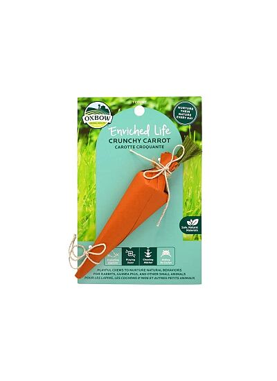 Oxbow Λιχουδιά Παιχνίδι Τρωκτικών Enriched Life Crunchy Carrot