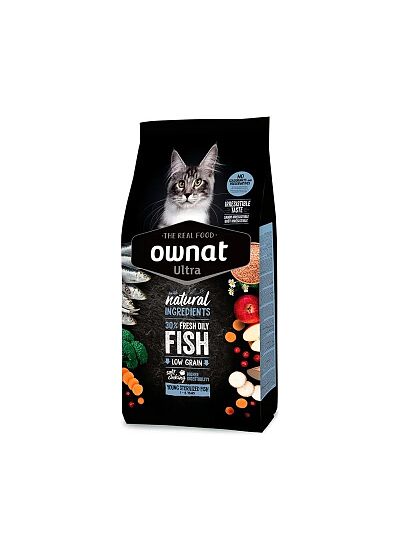 Ownat Ultra Cat Young Sterilized με Ψάρι 3kg