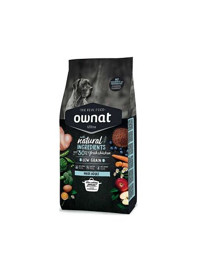 Ownat Ultra Low Grain Adult Maxi Chicken & Turkey 3Kg
