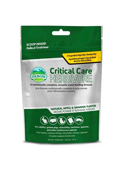 Oxbow Critical Care Herbivore Μήλο & Μπανάνα 141gr