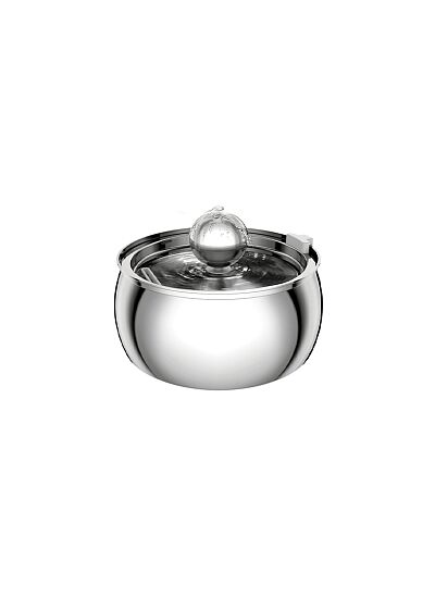 Pet Interest Curvy Ανοξείδωτο Ηλεκτρικό Συντριβάνι 4Lt
