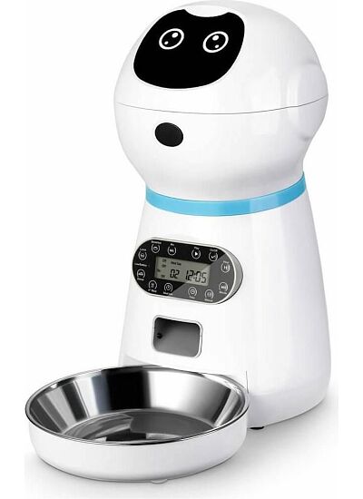 Pet Interest Robot Αυτόματη Ταϊστρα Λευκή 3.5Lt