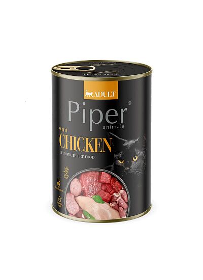Piper Cat Adult Πατέ Με Κοτόπουλο 400gr