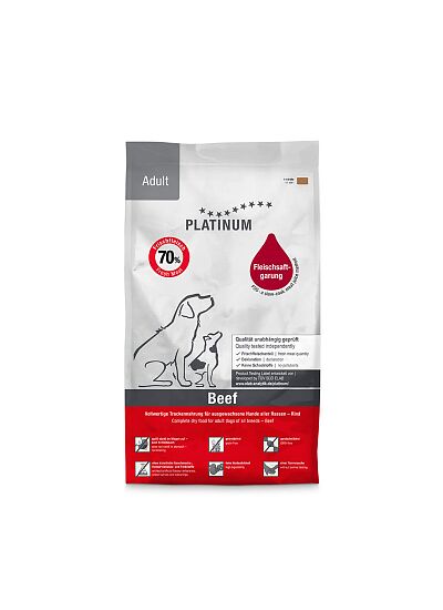 Platinum Adult Beef & Potato Μαγειρευτή  Ξηρά Τροφή 5Kg
