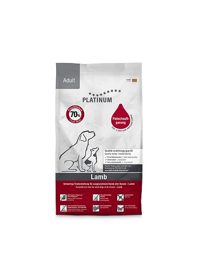 Platinum Adult Lamb & Rice Μαγειρευτή   Ξηρά Τροφή 5Kg