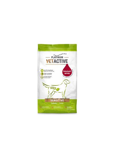 Platinum Vetactive Sensitive Μαγειρευτή   Ξηρά Τροφή Με Γαλοπούλα 1.5Kg