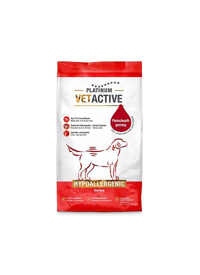 Platinum Vetactive Hypoallergenic Iberico Μαγειρευτή   Ξηρά Τροφή 5Kg