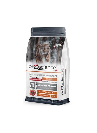 PROSCIENCE Ξηρά Τροφή Γάτας Sterilised Urinary Chicken 1,5kg