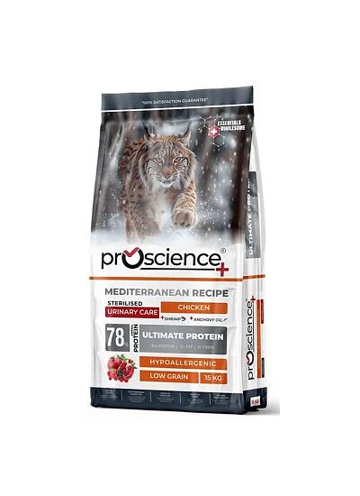 PROSCIENCE Ξηρά Τροφή Γάτας Sterilized Urinary Chicken 15kg