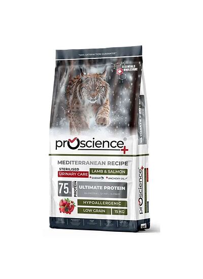 PROSCIENCE Ξηρά Τροφή Γάτας Sterilized Urinary Lamb & Salmon 15kg