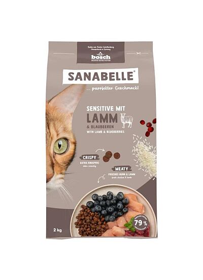 Sanabelle Low Grain Cat Adult Sensitive με Αρνί 2Kg