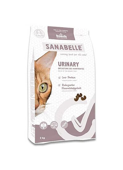 Sanabelle Low Grain Cat Adult Urinary με Φρέσκα Πουλερικά 2Kg