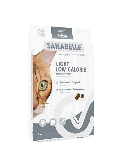 Sanabelle Low Grain Cat Adult Light με Φρέσκο Κρέας Πουλερικών 8Kg