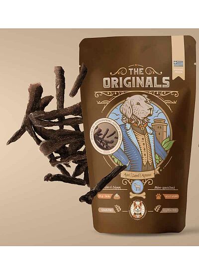 The Originals Αφυδατωμένες Λωρίδες Αρνί για Σκύλους 80gr