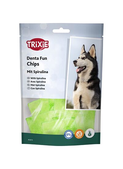 Trixie Denta Fun Chips με Σπιρουλίνα 50gr