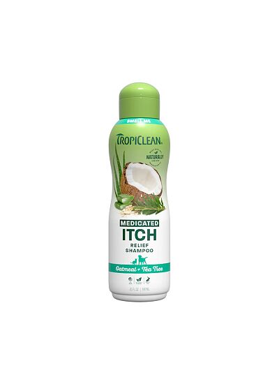 Tropiclean Medicated   Itch Relief Σαμπουάν Σκύλου & Γάτας 355ml