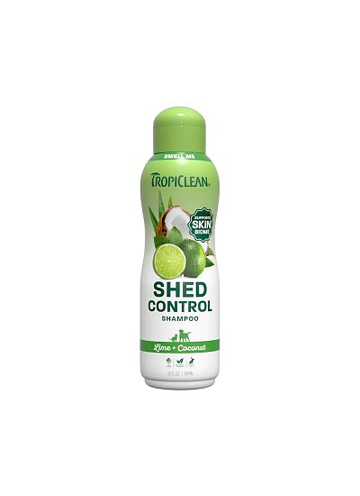 Tropiclean Shed Control Σαμπουάν Σκύλου & Γάτας Lime & Coconut 355ml