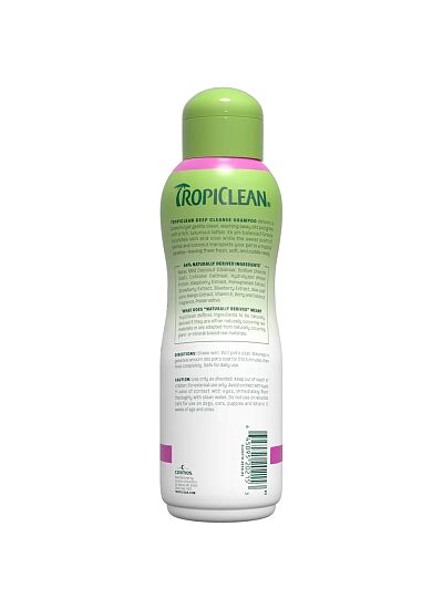 Tropiclean Deep Cleanse Σαμπουάν Σκύλου & Γάτας 592ml