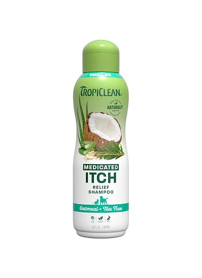 Tropiclean Medicated   Itch Relief Σαμπουάν Σκύλου & Γάτας 592ml