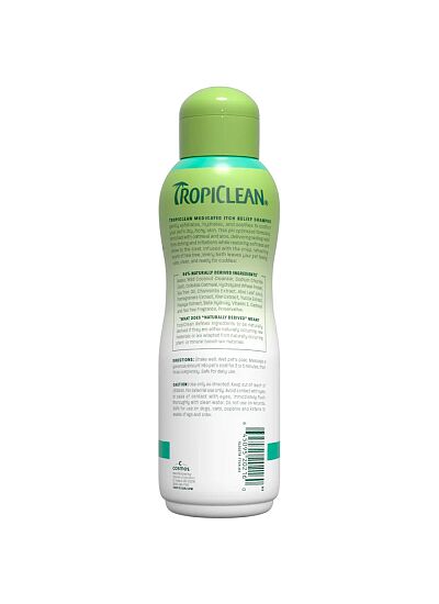 Tropiclean Medicated   Itch Relief Σαμπουάν Σκύλου & Γάτας 592ml